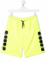 Thumbnail for your product : Diadora Junior TEEN logo-print drawstring-waist swim shorts