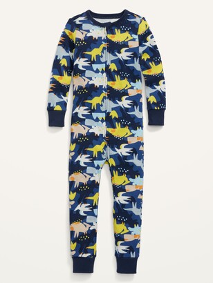 Old Navy Unisex 1-Way-Zip Printed Snug-Fit Pajama One-Piece for Toddler &  Baby - ShopStyle