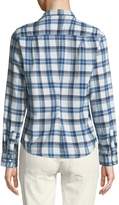 Thumbnail for your product : Frank And Eileen Barry Button-Front Check Cotton Shirt