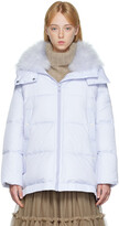 Thumbnail for your product : Army by Yves Salomon Yves Salomon - Army Purple Quilted Down Coat
