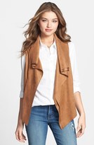 Thumbnail for your product : Karen Kane Faux Suede Vest (Online Only)