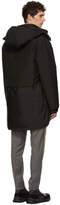 Thumbnail for your product : Prada Black Down Technical Back Pocket Coat