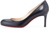 Thumbnail for your product : Christian Louboutin Simple Leather Red Sole Pump, Black
