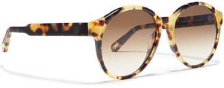 Chloé Round-frame Tortoiseshell Acetate Sunglasses