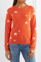 Thumbnail for your product : Chinti and Parker Star-intarsia Cashmere Sweater - Orange