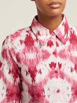 Thumbnail for your product : D'Ascoli Tie-dye Cotton Shirt - Womens - Pink White
