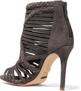 Thumbnail for your product : Schutz Braided suede sandals