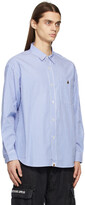 Thumbnail for your product : BAPE Blue & White Poplin Stripe Shirt