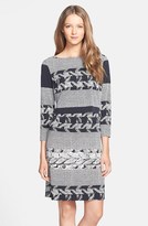 Thumbnail for your product : Donna Morgan Print Jersey Popover Dress