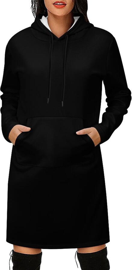  Womens Sweater Dresses Long Sleeve Dress Tunic Tops For  Leggings Coffee XL
