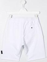 Thumbnail for your product : Stone Island Junior TEEN logo-patch track short