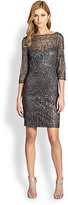 Thumbnail for your product : Kay Unger Lace Sheath Dress