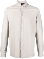 Thumbnail for your product : Dell'oglio Pointed-Collar Cotton Shirt
