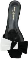 Thumbnail for your product : Saint Laurent monochrome bow sandals