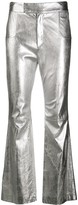 Thumbnail for your product : Philosophy di Lorenzo Serafini Metallic Flared Trousers