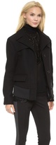 Thumbnail for your product : Vera Wang Collection Cropped Trench Jacket