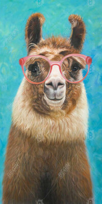 Begin Edition International Inc. Lovable llama - 15.75"x31.50" Desk mat