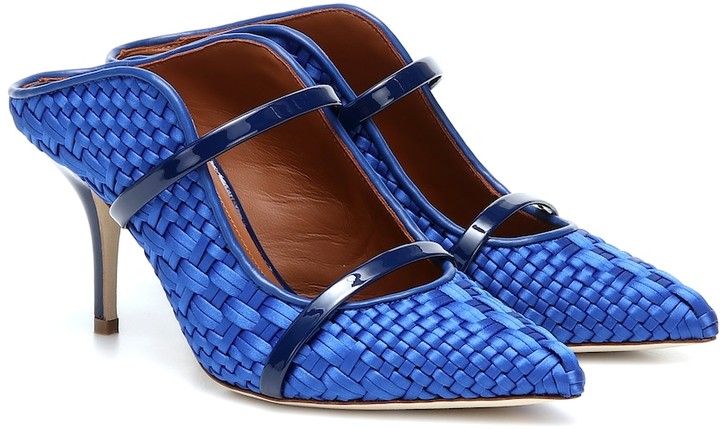 royal blue mules