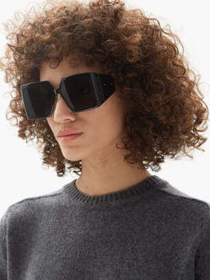 Christian Dior Diorsolar Square Acetate Sunglasses - Black