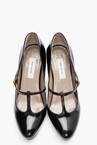 Thumbnail for your product : Marc Jacobs Black Patent T-Strap Mary-Jane heels