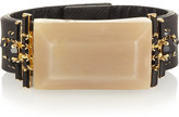 Thumbnail for your product : Marni Leather, horn and crystal bracelet