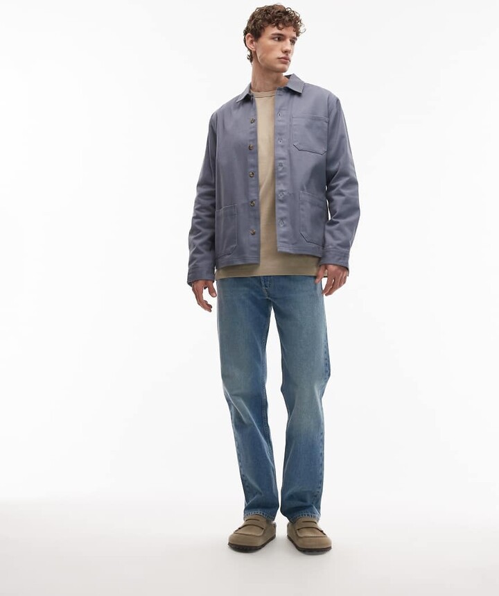 Arket Cliff authentic straight fit jeans in vintage mid-wash blue