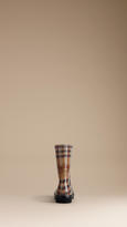 Thumbnail for your product : Burberry Haymarket Check Rain Boots