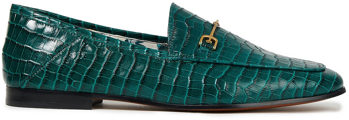 sam edelman croc loafers