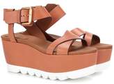 See By Chloé Platform leather sandals 