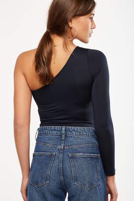 Cotton On Clyde Long Sleeve One Shoulder Bodysuit