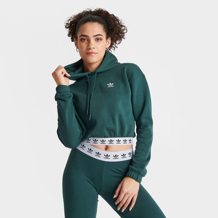 Adidas Crop Hoodie | Shop The Largest Collection | ShopStyle