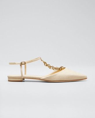 t strap pointed toe flats