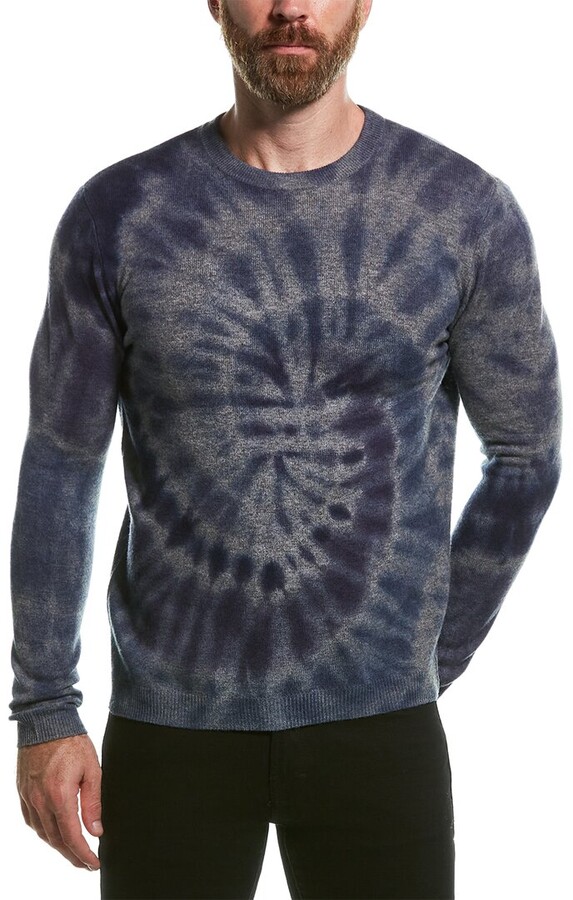 tie dye knit jumper