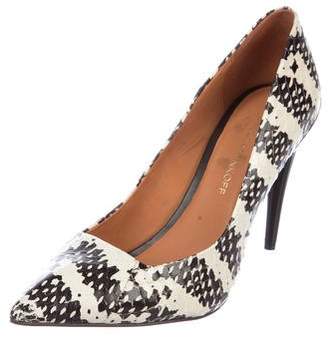 Rebecca Minkoff Embossed Pointed-Toe Pumps