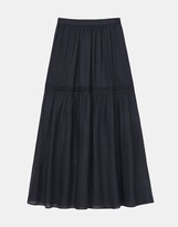 Gemma Cloth Tiered Maxi Skirt 