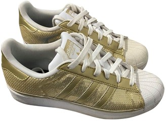 adidas Superstar Gold Glitter Trainers - ShopStyle Sneakers & Athletic Shoes