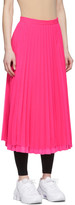 Thumbnail for your product : Junya Watanabe Pink Chiffon Pleated Skirt