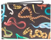 Thumbnail for your product : Seletti Snake-Print Wash Bag