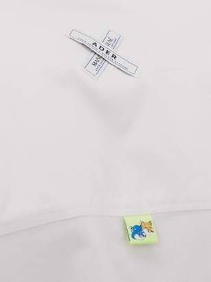 MAISON KITSUNÉ Ader Error X Ader Error X Dual-branded Cotton-twill Shirt - Mens - White