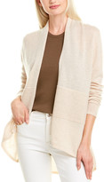 Thumbnail for your product : Hannah Rose High-Low Ottoman Rib Cashmere Cardigan