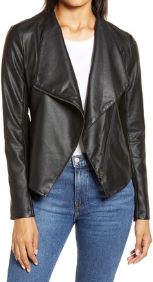 halogen leather jacket