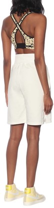 Adam Selman Sport Exclusive to Mytheresa – High-rise cotton-blend shorts