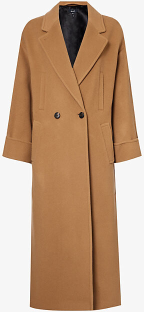 Formica Double Breasted Coat in Beige - Max Mara