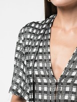 Thumbnail for your product : Proenza Schouler Jacquard Short Sleeve Dress