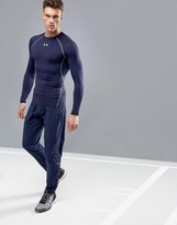 Thumbnail for your product : Under Armour Heatgear Technical Compression Long Sleeve T-Shirt In Navy