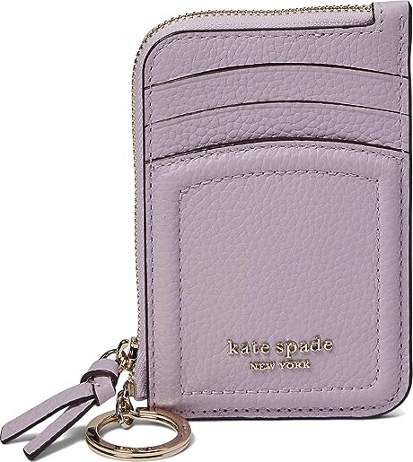 kate spade new york roulette floral embossed leather bifold wallet