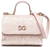 Thumbnail for your product : Dolce & Gabbana Children Lace Logo Plaque Bag