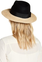 Thumbnail for your product : Kate Spade Colorblock Wool Crown Fedora