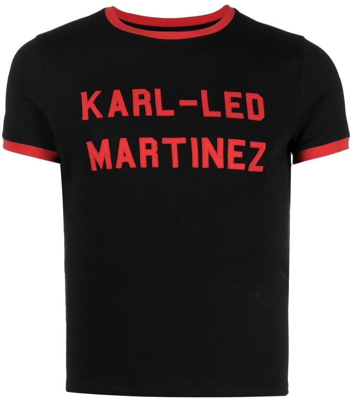 X Alled-Martinez Karl Collar polo shirt Farfetch Kleidung Tops & Shirts Shirts Poloshirts 