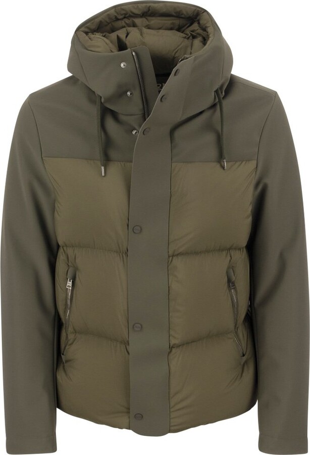 Herno Snap Buttoned Drawstring Parka - ShopStyle Jackets